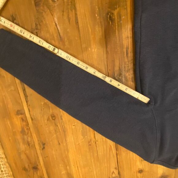 Van Heusen Flex Gray Ribbed Quarter Zip Mens Activewear Pullover Shirt Size Smal - Picture 8 of 12